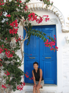 Clara Kim in Greece